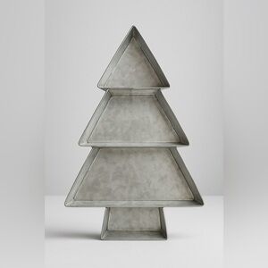 Ashland holiday pine metal free standing storage display Christmas Xmas tree NEW